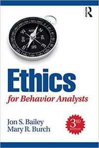 Book Cover Ethics for Behavior Analysts