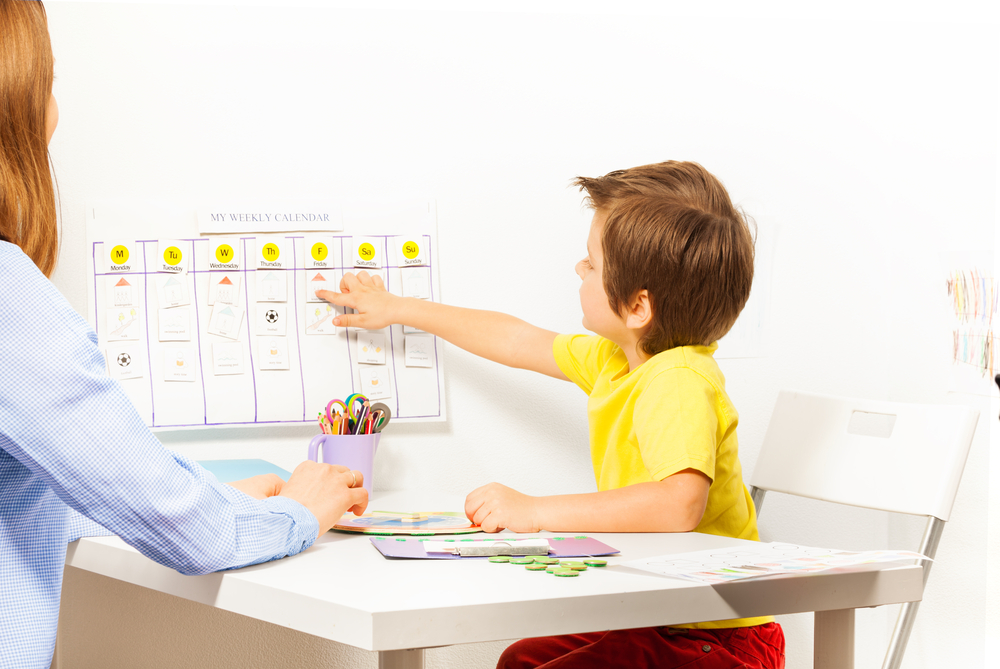implementing a visual schedule in classroom
